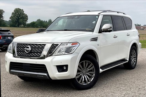 Used 2019 Nissan Armada Platinum w/ Captain's Chairs Package image 1