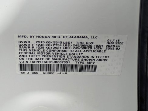 Used 2018 Honda Pilot Touring image 23