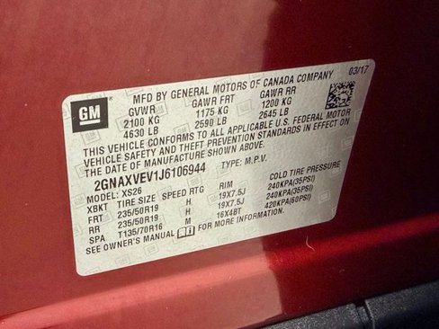 Certified 2018 Chevrolet Equinox Premier image 27