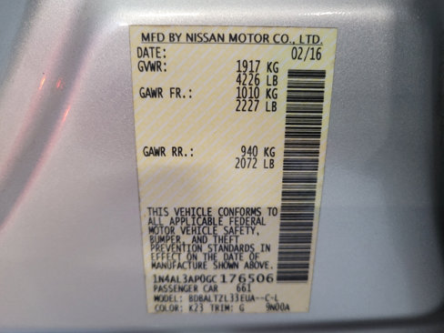Used 2016 Nissan Altima 2.5 SL w/ 2.5 Technology w/LED Package image 33