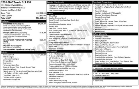 Certified 2020 GMC Terrain SLT w/ Preferred Package image 36