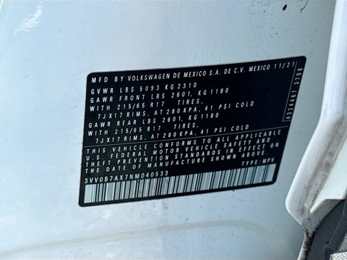 Used 2022 Volkswagen Tiguan S image 31
