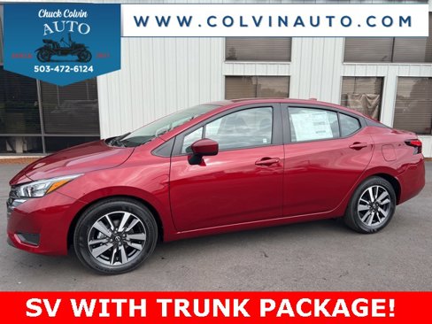 New 2025 Nissan Versa SV w/ Trunk Package image 1