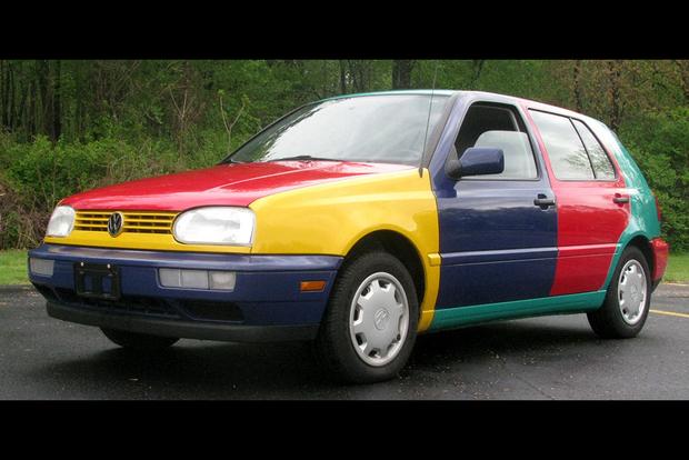 The Volkswagen Golf Harlequin Was a Multicolored Weird ...