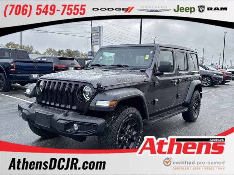 Certified 2021 Jeep Wrangler Unlimited Sport image 1