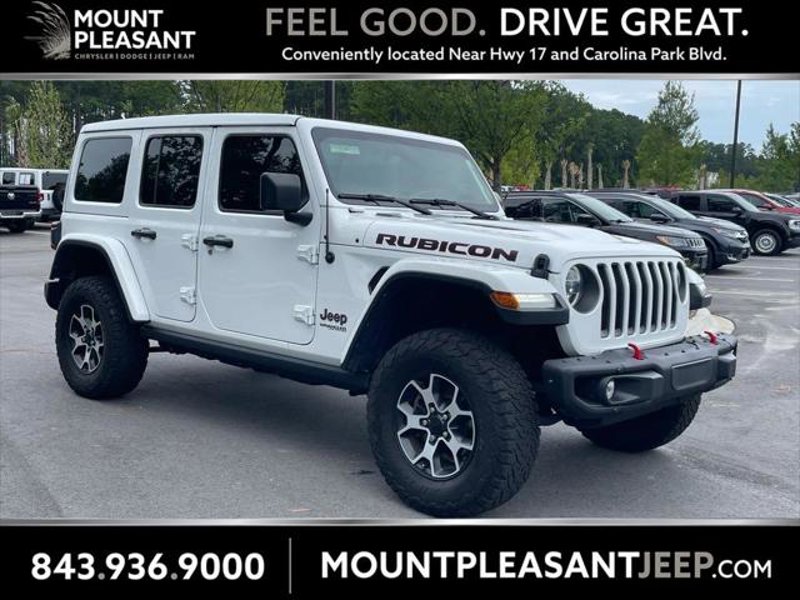 Certified 2022 Jeep Wrangler Unlimited Rubicon w/ Steel Bumper Group image 1