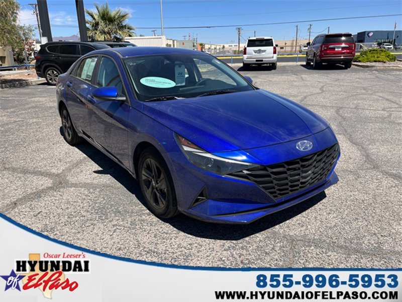 Certified 2022 Hyundai Elantra Blue image 1