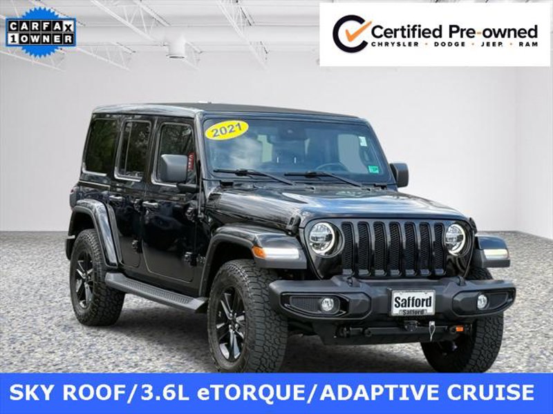 Certified 2021 Jeep Wrangler Unlimited Sahara image 1