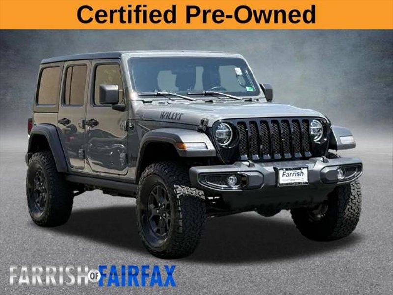 Certified 2021 Jeep Wrangler Unlimited Sport image 1