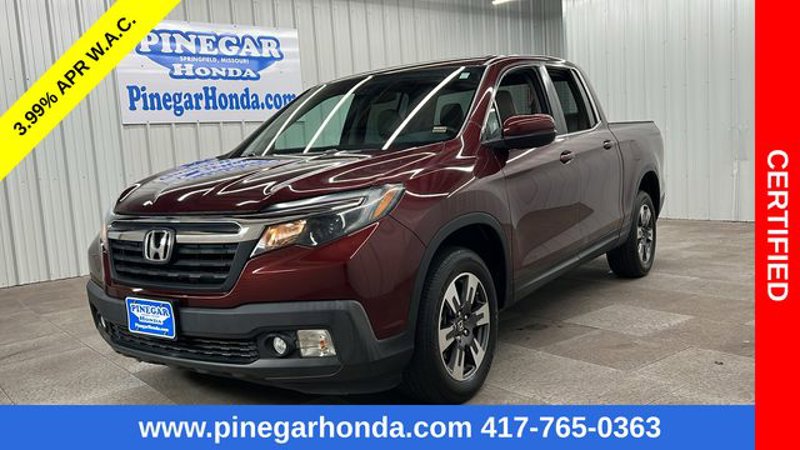 Certified 2018 Honda Ridgeline RTL image 1