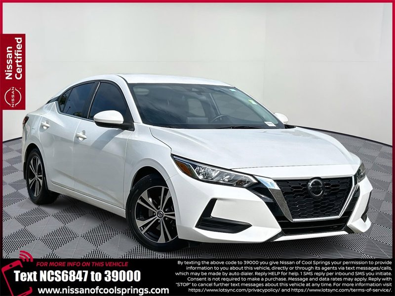Certified 2021 Nissan Sentra SV image 1