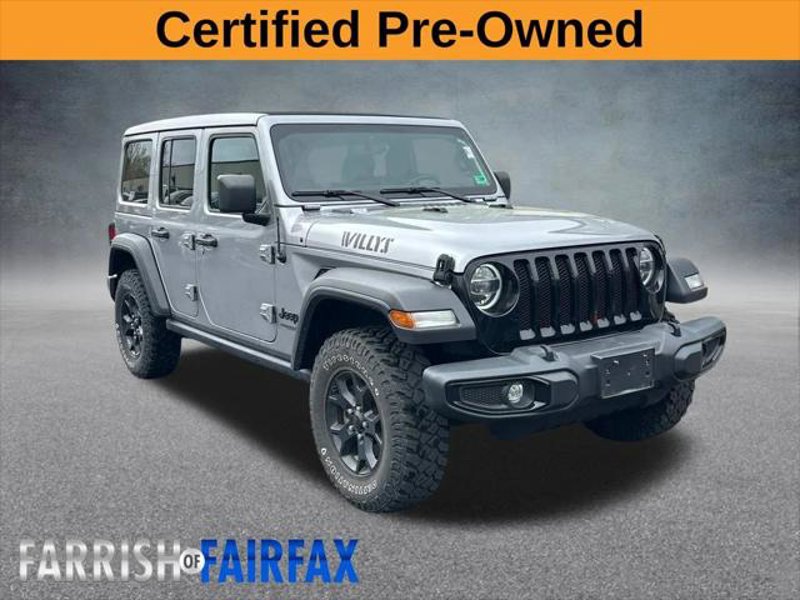 Certified 2021 Jeep Wrangler Unlimited Sport image 1