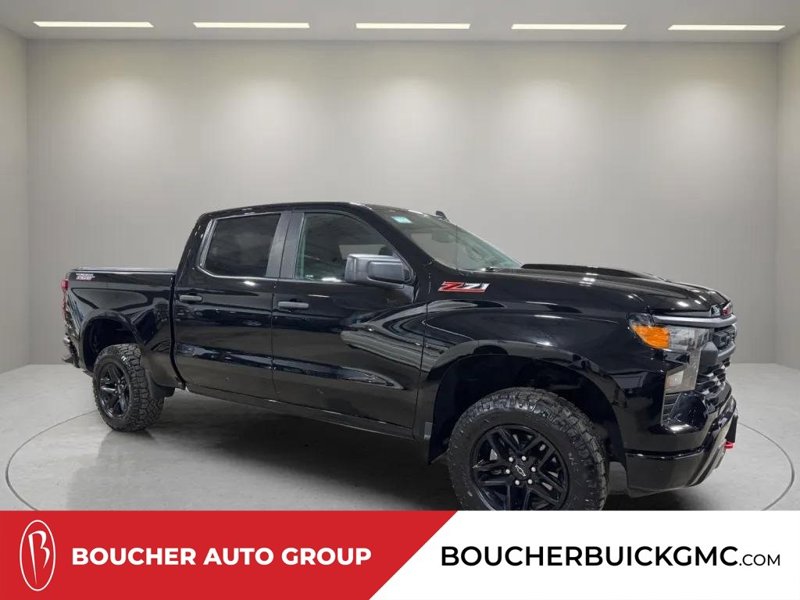 Certified 2022 Chevrolet Silverado 1500 Custom Trail Boss w/ LPO, Dark Essentials Package image 1