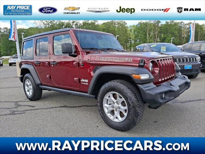 Certified 2021 Jeep Wrangler Islander image 1