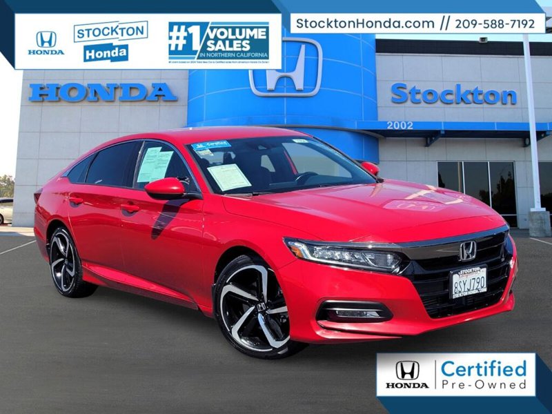 Certified 2020 Honda Accord Sport image 1