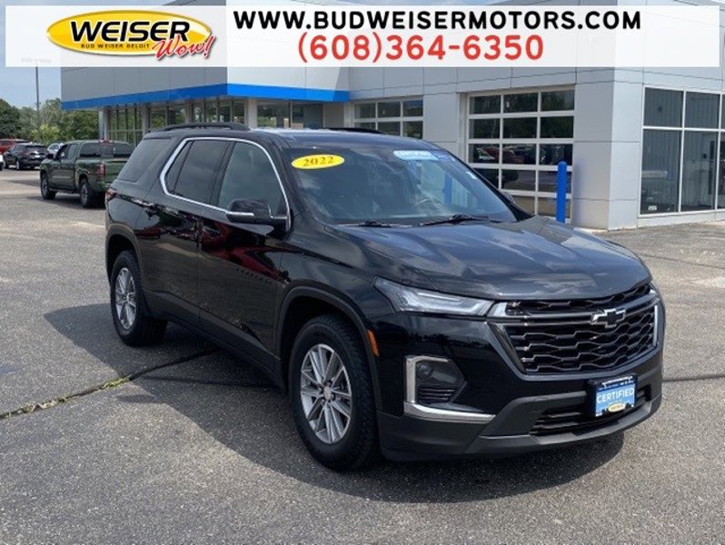Certified 2022 Chevrolet Traverse LT w/ LPO, Blackout Package image 1