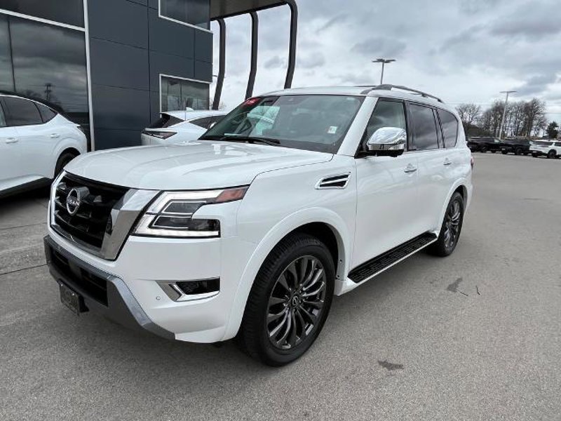 Certified 2024 Nissan Armada Platinum w/ Captain's Chairs Package image 1