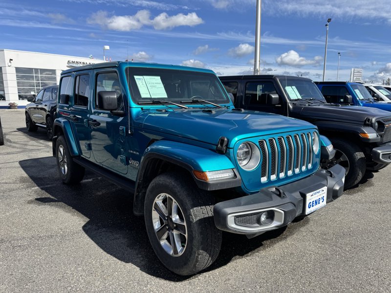 Certified 2020 Jeep Wrangler Unlimited Sahara w/ LED Lighting Group image 1