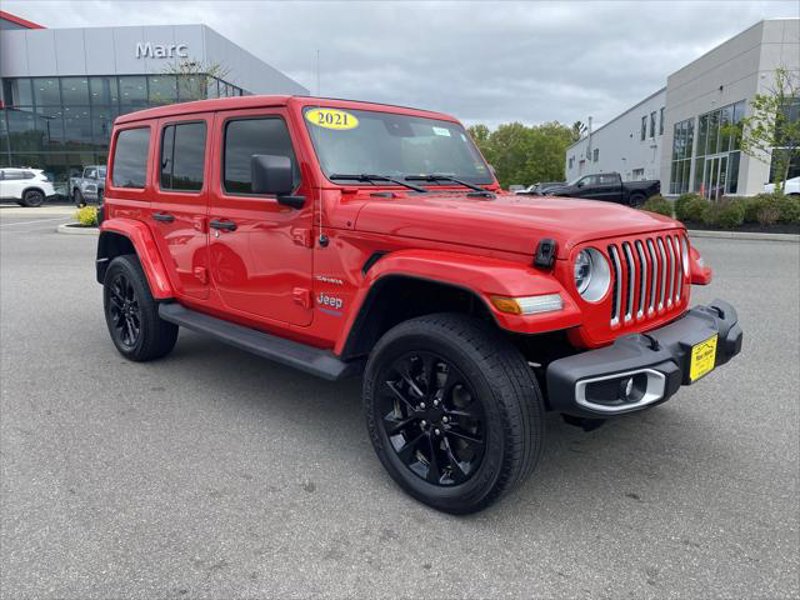Certified 2021 Jeep Wrangler Unlimited Sahara w/ Cold Weather Group image 1