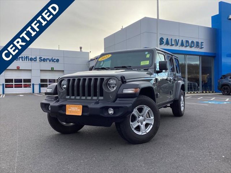 Certified 2022 Jeep Wrangler Unlimited Sport image 1