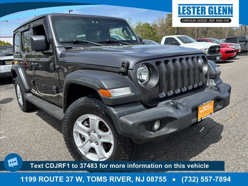 Certified 2021 Jeep Wrangler Unlimited Sport image 1