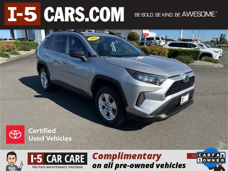 Certified 2021 Toyota RAV4 LE image 1