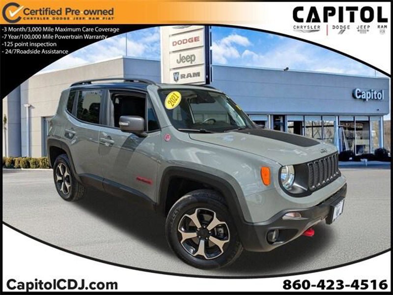 Certified 2021 Jeep Renegade Trailhawk w/ Trailer Tow Group image 1
