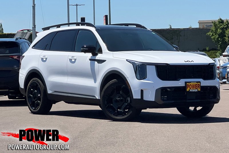 Certified 2025 Kia Sorento SX Prestige w/ Olive Brown Leather Package image 1