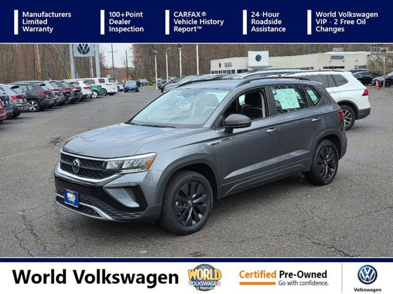 Certified 2022 Volkswagen Taos S w/ IQ Drive S Package image 1