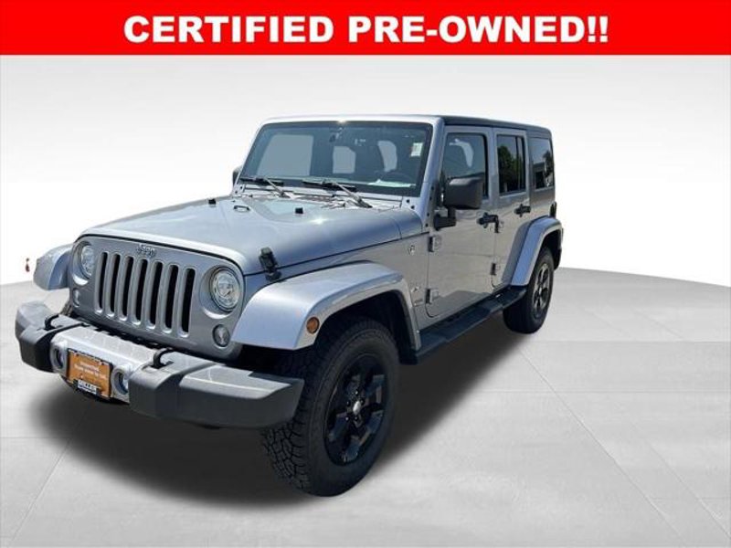 Certified 2018 Jeep Wrangler Unlimited Sahara w/ Connectivity Group image 1