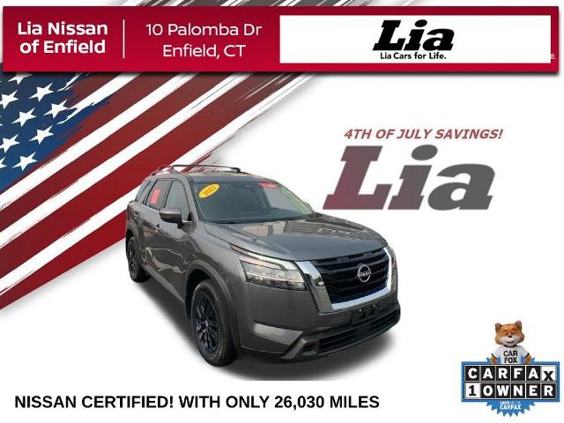Certified 2022 Nissan Pathfinder SV image 1