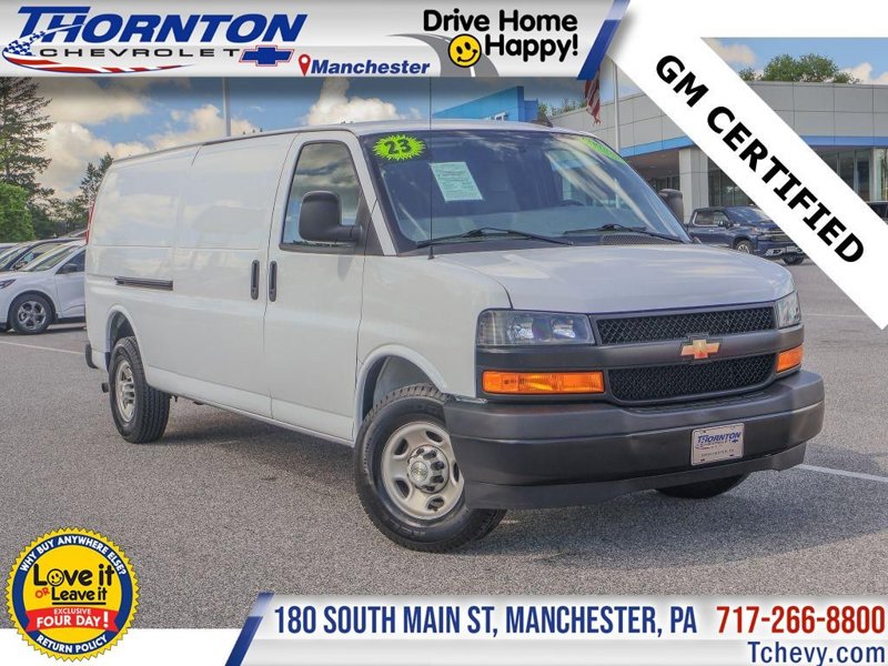 Certified 2023 Chevrolet Express 2500 Extended w/ Driver Convenience Package image 1