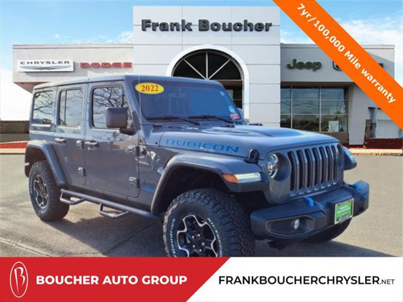 Certified 2022 Jeep Wrangler Unlimited Rubicon 4xe w/ Cold Weather Group image 1
