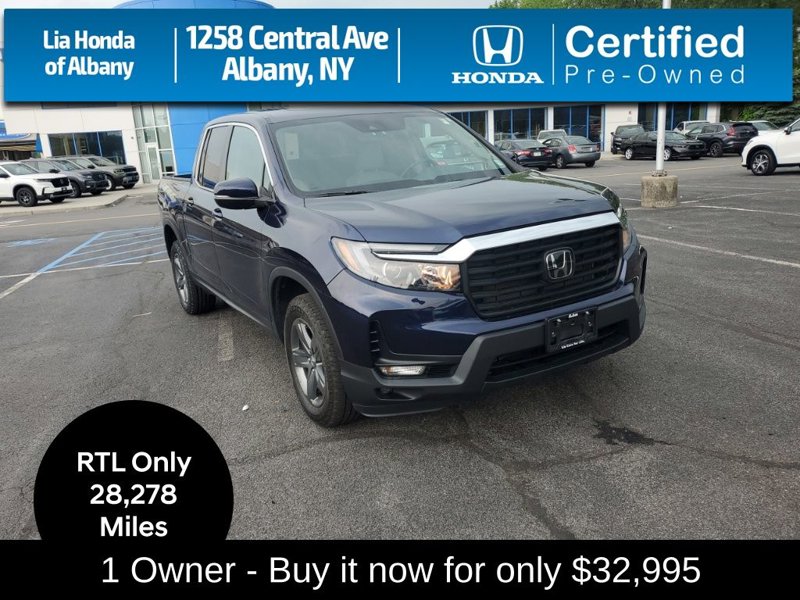Certified 2022 Honda Ridgeline RTL image 1
