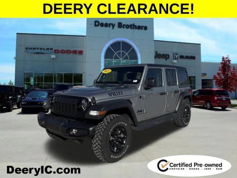 Certified 2021 Jeep Wrangler Unlimited Sport image 1