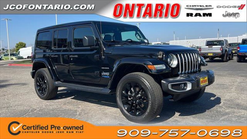 Certified 2021 Jeep Wrangler Unlimited Sahara w/ Cold Weather Group image 1