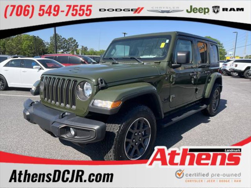 Certified 2021 Jeep Wrangler Unlimited Sport image 1