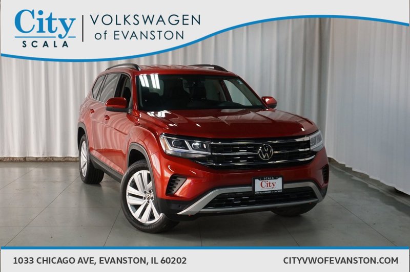 Certified 2022 Volkswagen Atlas SE w/ Black Wheel Package image 1