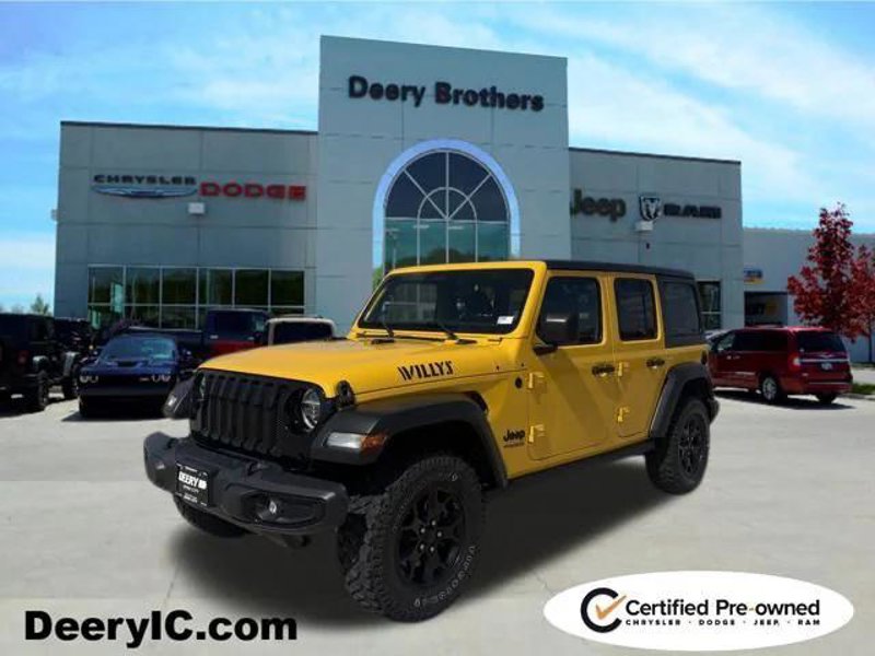 Certified 2021 Jeep Wrangler Unlimited Sport image 1