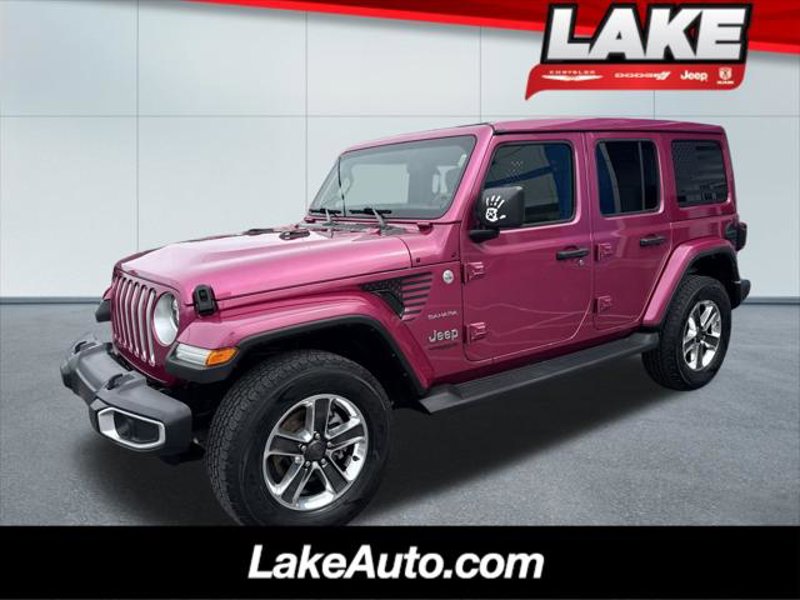 Certified 2021 Jeep Wrangler Unlimited Sahara w/ LED Lighting Group image 1