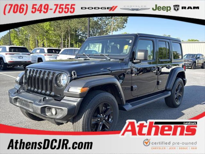 Certified 2022 Jeep Wrangler Unlimited Sport image 1