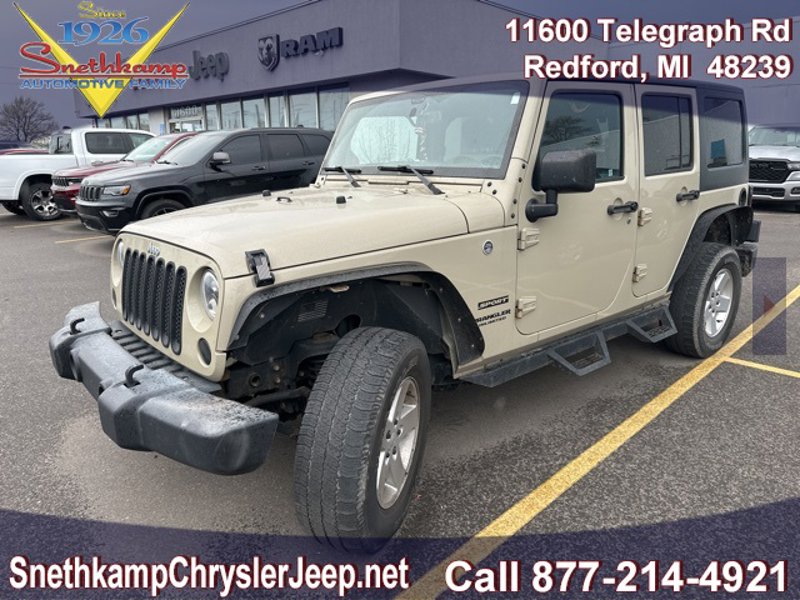 Used 2017 Jeep Wrangler Unlimited Sport w/ Quick Order Package 24S image 1