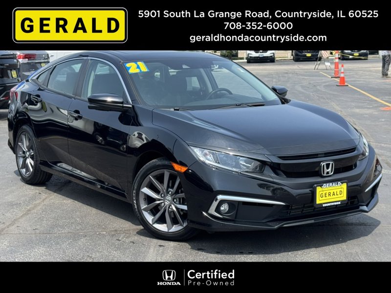 Certified 2021 Honda Civic EX image 1