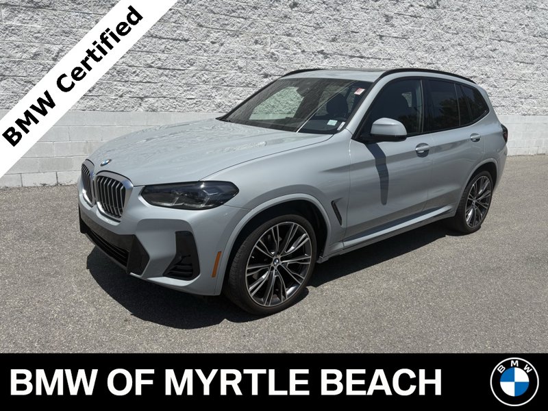 Certified 2022 BMW X3 xDrive30i w/ M Sport Package 2 image 1