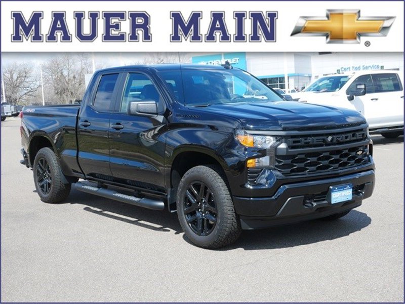 Certified 2024 Chevrolet Silverado 1500 Custom w/ Turbomax Blackout Package image 1