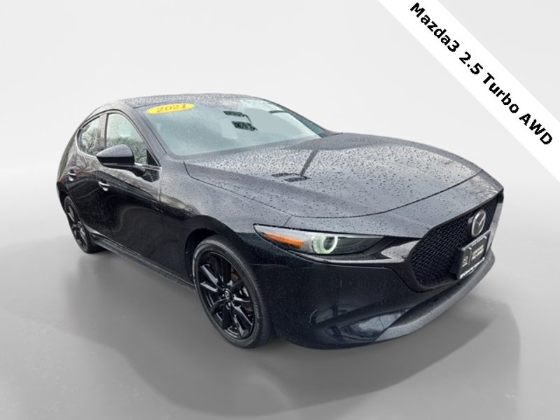 Certified 2021 MAZDA MAZDA3 AWD 2.5 Turbo Hatchback image 1