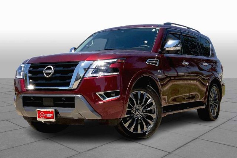 Certified 2022 Nissan Armada Platinum w/ Captain's Chairs Package image 1