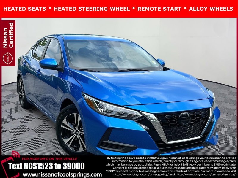 Certified 2022 Nissan Sentra SV w/ All-Weather Package image 1