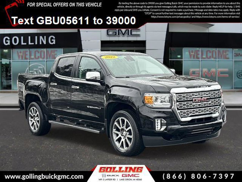 Certified 2022 GMC Canyon Denali image 1