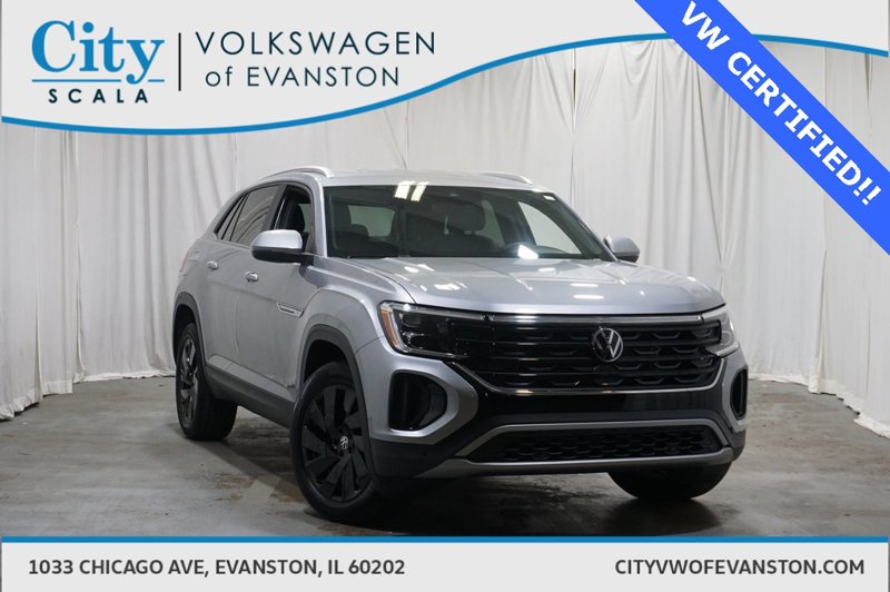 Certified 2024 Volkswagen Atlas Cross Sport SE w/ Black Wheel Package image 1